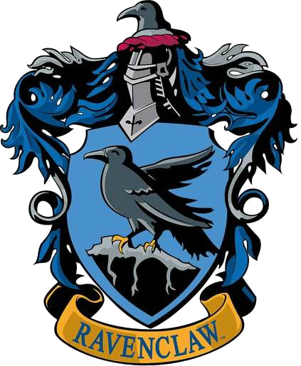 En esta imagen aparece el escudo de Ravenclaw