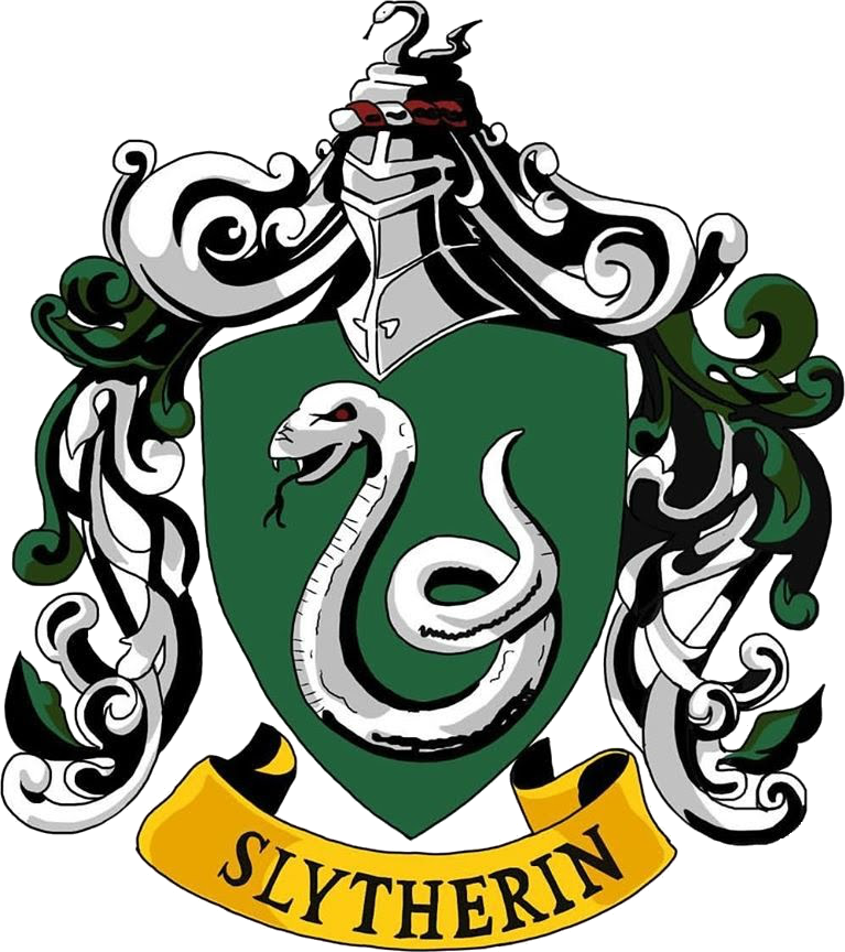 En esta imagen aparece el escudo de Slythering